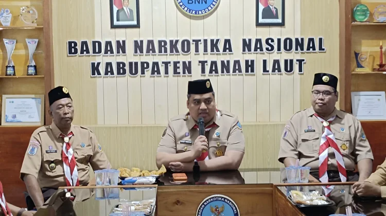 Saka Pramuka Anti Narkoba Dukung Program Ananda Bersinar di Tanah Laut