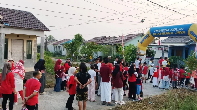 Semarak HUT RI ke-81, Warga Shelli Messi IV Gelar Fun Walk
