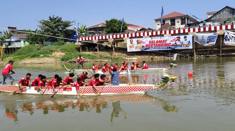 Bupati HSU Dorong Lomba Perahu Jadi Ajang Jaring Atlet Porprov 2029
