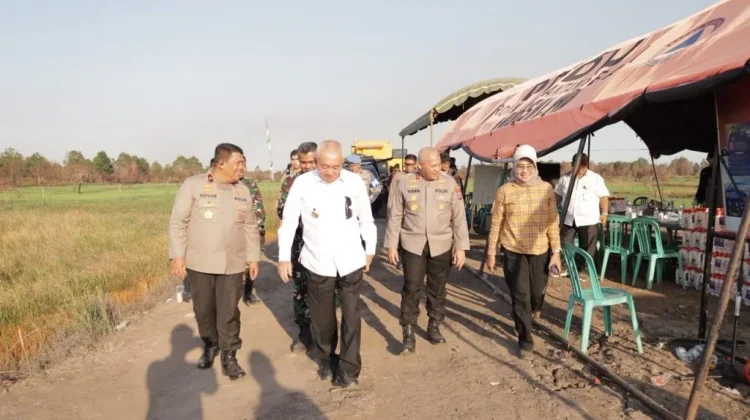 Solusi Karhutla Banjarbaru Sistem Pengairan Gambut Akan Dibuat
