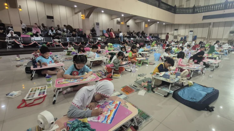 Meriahkan RRI Fest 2026, Kawanua dan RRI Banjarmasin Gelar Lomba Mewarnai