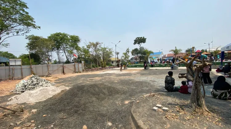 Kolam Bermain Anak Taman Jahri Saleh Belum Rampung, Cuma Buka Gratis saat Launching