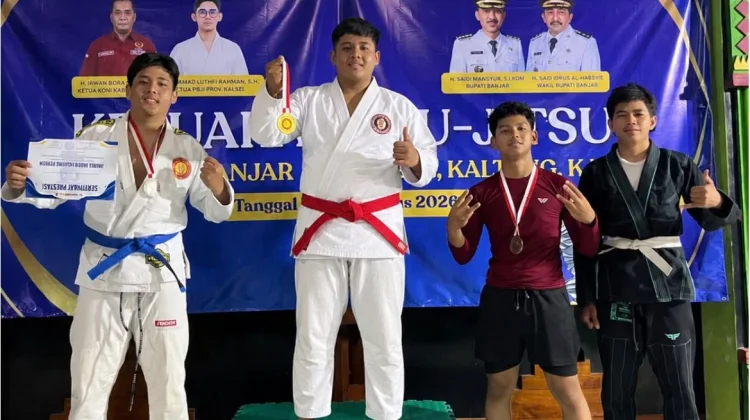 Mahasiswa UNISKA MAB Raih Juara II Jiu-Jitsu