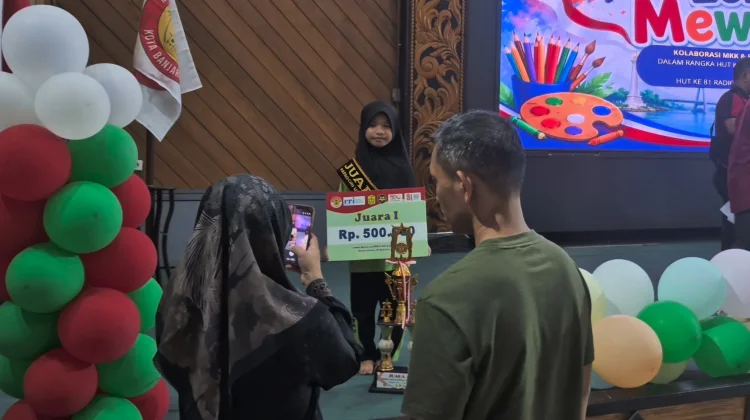 Jauh dari Banjarbaru, Safiya Raih Juara Lomba Mewarnai MKK dan RRI Banjarmasin