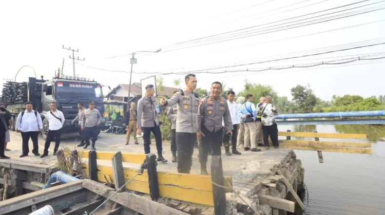 Jembatan Mantuil Putus, Polresta Banjarmasin Siapkan Perahu Gratis