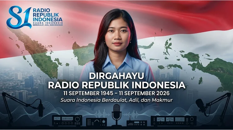 Bikin Poster HUT ke-81 RRI dengan Nuansa Indonesia, Gunakan Prompt Ini