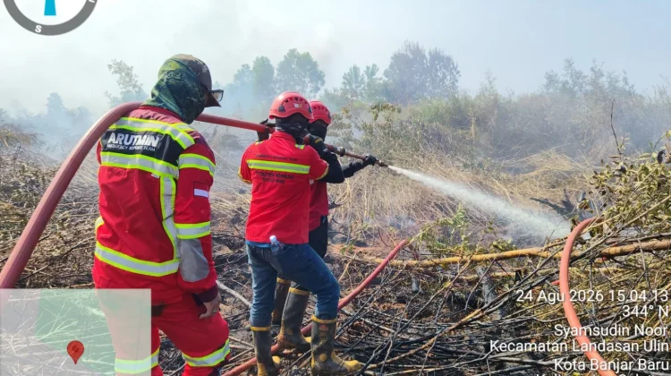 PT Arutmin Indonesia Bantu Penanganan Karhutla di Banjarbaru