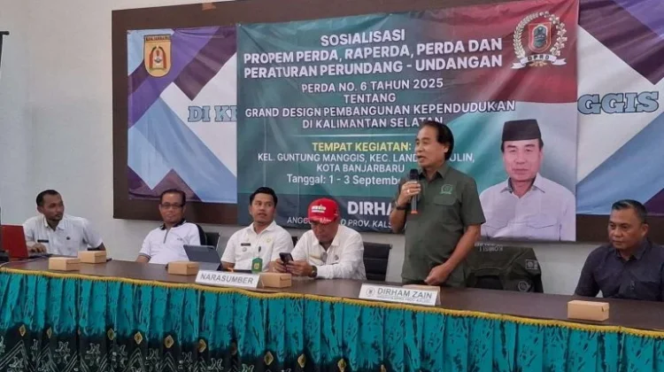 Dirham Zain Gaungkan Perda GDPK untuk Masa Depan Banua