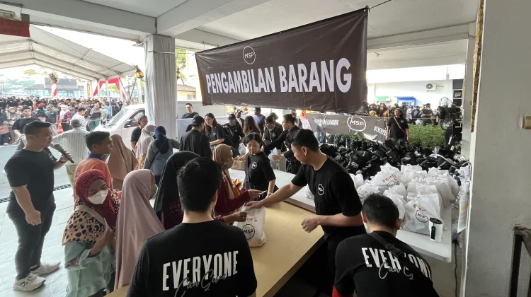 Kolaborasi Pemko dan MSP Gelar Pasar Murah, Ribuan Warga Antre Mengular