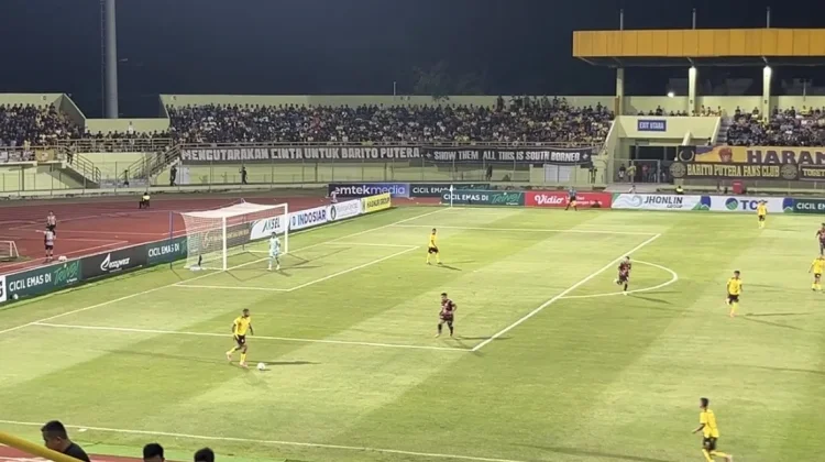 Barito Putera Unggul 2-0 Atas Persipura Jayapura di Babak Pertama