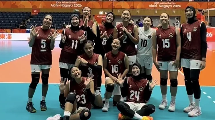 Timnas Voli Putri Indonesia Lolos Perempat Final Asian Games 2026