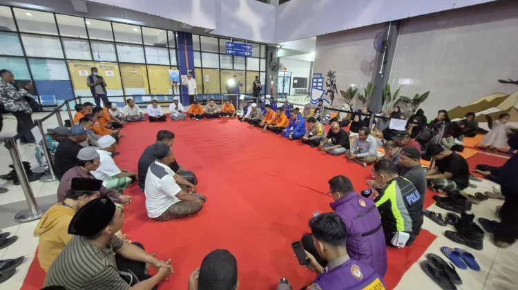 Polsek KPL Banjarmasin Gelar Doa Bersama untuk Korban KM Virgo Transport 8