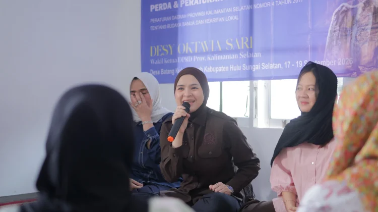 Sosialisasikan Perda Budaya Banua, Desy Oktavia Ajak Warga Jaga Kearifan Lokal
