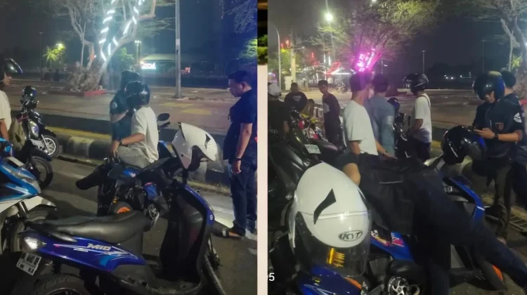 Cegah Kejahatan Jalanan, Polsek Banjarmasin Tengah Patroli Dini Hari