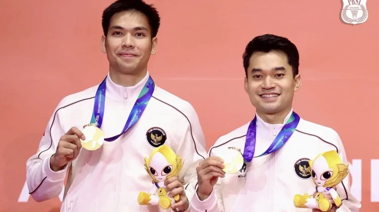Leo/Daniel Sumbang Medali Emas untuk Indonesia di Asian Games 2026