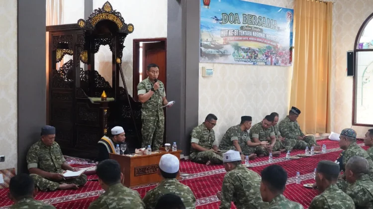 Korem 101/Antasari Gelar Doa Bersama