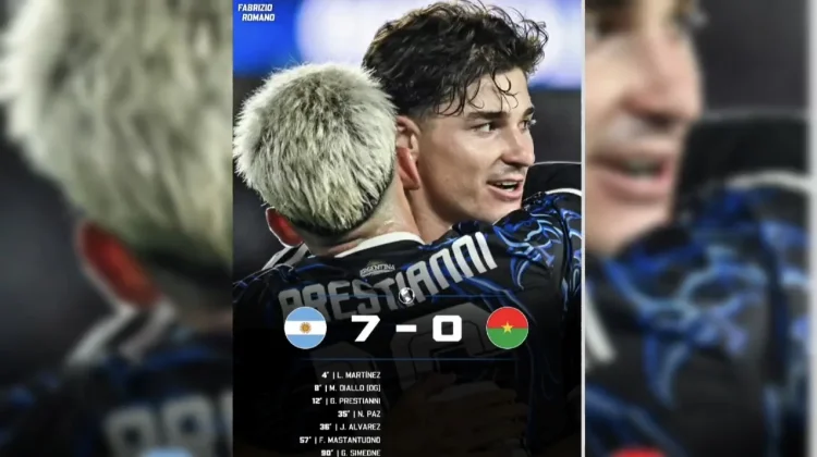 Pesta Gol tanpa Messi, Argentina Libas Burkina Faso 7-0 di FIFA Matchday