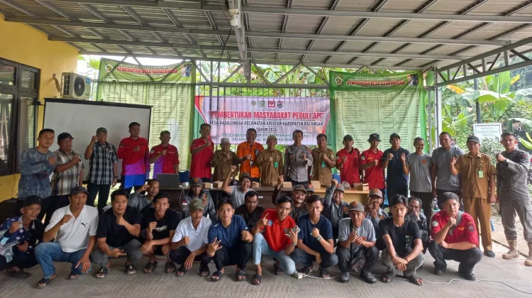 Manggala Agni Bentuk MPA Badalungga Guna Atasi Karhutla Balangan