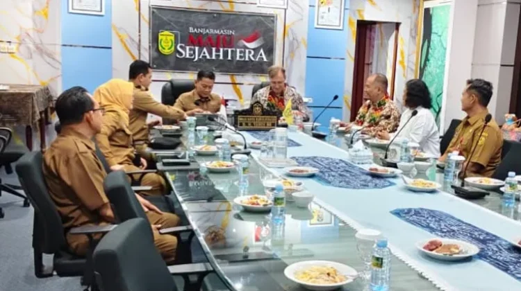 Hidangan Khas Banjar Sambut Kunjungan Wakil Dubes Belanda di Balai Kota
