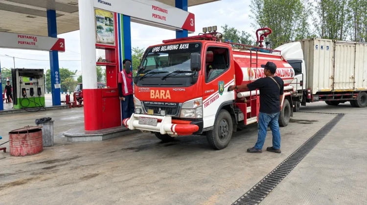 Dua SPBU di Tabalong Mulai Bagikan BBM Gratis untuk Mobil Relawan Karhutla