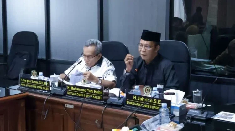 Komisi II DPRD Kalsel Sinkronkan Program Kerja Pemerintah 2027