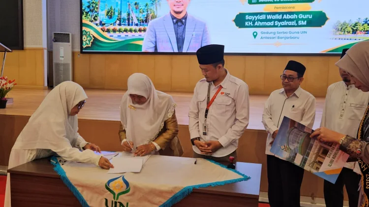 FDIK UIN Antasari dan Rumah Zakat Kolaborasi Kelola Infak Digital