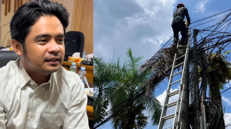 Kabel Semrawut Banjarmasin Jadi Sorotan Komisi I DPRD Kalsel