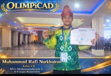 Santri Al-Furqan Banjarmasin Raih Emas di OlympicAD VIII