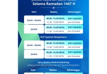 Bank Kalsel Atur Layanan Selama Ramadan