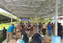 DKUMPP Banjar Gelar Pasar Murah di Desa Sungai Jati Mataraman