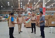 Satgas Pangan Polda Kalsel Cek Harga Bapokting di Lotte Mart Banjarmasin