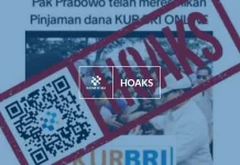 Hoaks: Presiden Prabowo Resmikan Dana Pinjaman tanpa Jaminan
