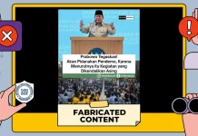 Hoaks: Prabowo Bakal Pidanakan Pendemo