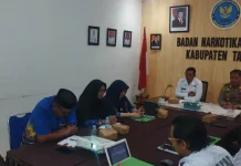 BNNK Tabalong Asesmen Tersangka Diduga Anak Dibawah Umur
