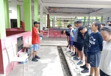 Atlet Tinju Kota Banjarmasin tetap Jalani Program Latihan meski Berpuasa