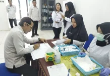 BNNK Tabalong Gelar Tes Urine Pegawai