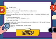 Hoaks: Tautan Pendaftaran Pemutihan Denda Iuran BPJS Kesehatan