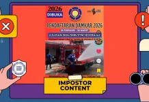 Hoaks: Tautan Pendaftaran Rekrutmen Pemadam Kebakaran 2026