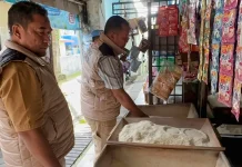 Tim Satgas Pangan Polda Kalsel Sidak Pasar Pandu , Ini Hasilnya