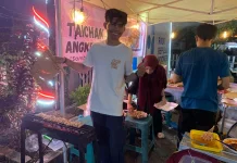 Sate Taichan Jago Ramaikan Halaman RRI Banjarmasin