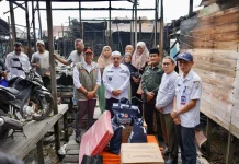 Korban Kebakaran di Desa Pekauman Mendapat Bantuan