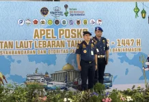 Posko Terpadu Angkutan Laut Lebaran Banjarmasin Resmi Beroperasi