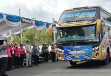Polda Kalsel Lepas Ratusan Peserta Mudik Gratis, Antusias Meningkat