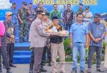 Ketua DPRD Kalsel Hadiri Pelepas Program Mudik Gratis