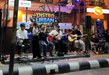 Menjadi-Jadi! Trotoar Hasanuddin H.M jadi Panggung Konser. Pemko Kemana?