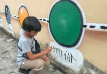 Dakwah Lewat Mural, Pemuda Banua Sulap Dinding Kumuh Jadi Pesan Moral