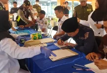 BNNK Tabalong Deteksi Dini Narkoba Driver Mudik Gratis
