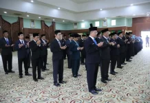 Sekda Kalsel Lantik Kepala Sekolah Baru
