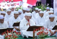 Gubernur Muhidin Bersama Pejabat Pemprov Kalsel Khataman Al Qur’an