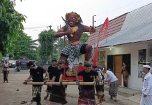 Pawai Ogoh-Ogoh Warnai Persiapan Nyepi Umat Hindu di Banjarmasin